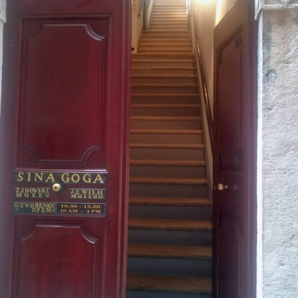 Synagogue entrance.