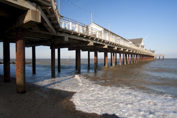 Historical Southwold Pier, recently reconstructed.