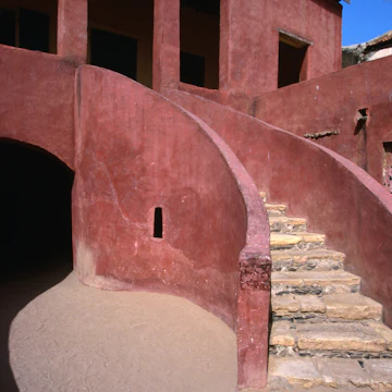 'La Maison des Esclaves' (Slave House) on Ile de Goree. Built in 1776 by the Dutch and renovated in 1990, over 20 million slaves passed through the island.
