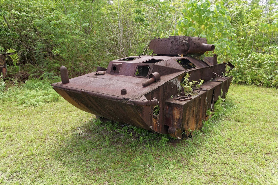 WWII American Tanks, Peleliu Island, Palau
