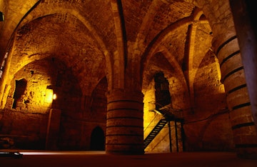 Inside Akko citadel, which was built by the Turks in the 18th century, home to the Museum of Underground Prisoners - Akko