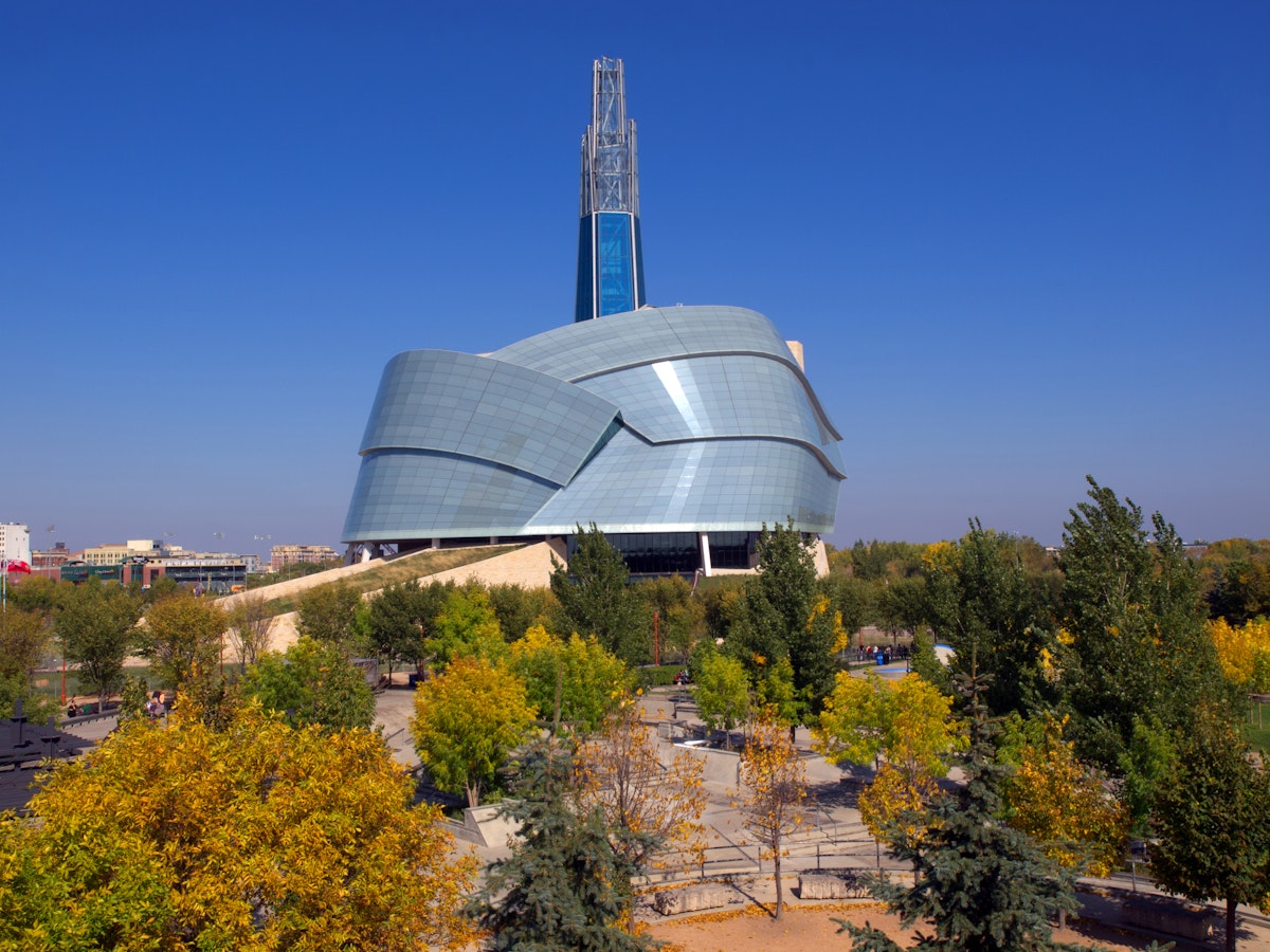 This is an image of The Canadian Museum For Human Rights. The Museum is located at The Forks in Winnipeg, Manitoba, Canada and is now open to the public.