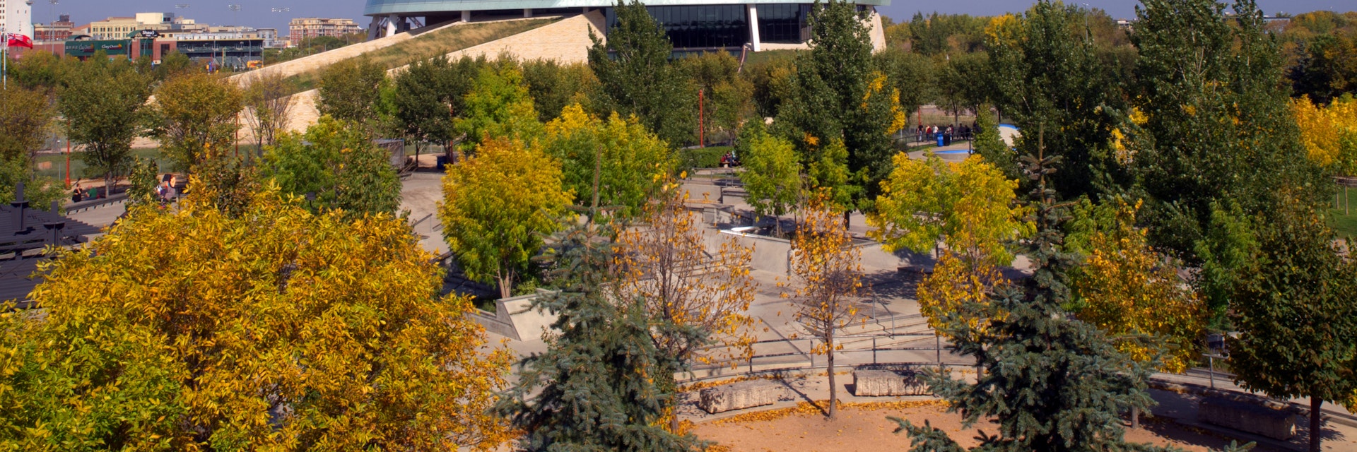 This is an image of The Canadian Museum For Human Rights. The Museum is located at The Forks in Winnipeg, Manitoba, Canada and is now open to the public.