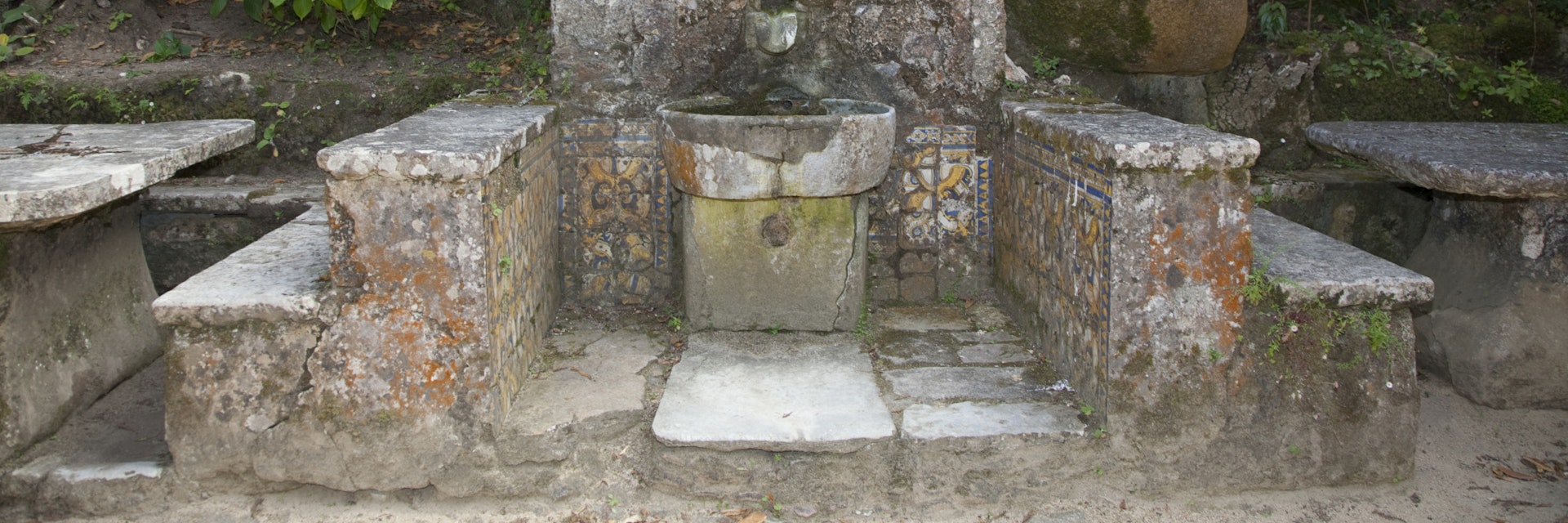Portugal, Sintra - Capuchos Convent - Fountain