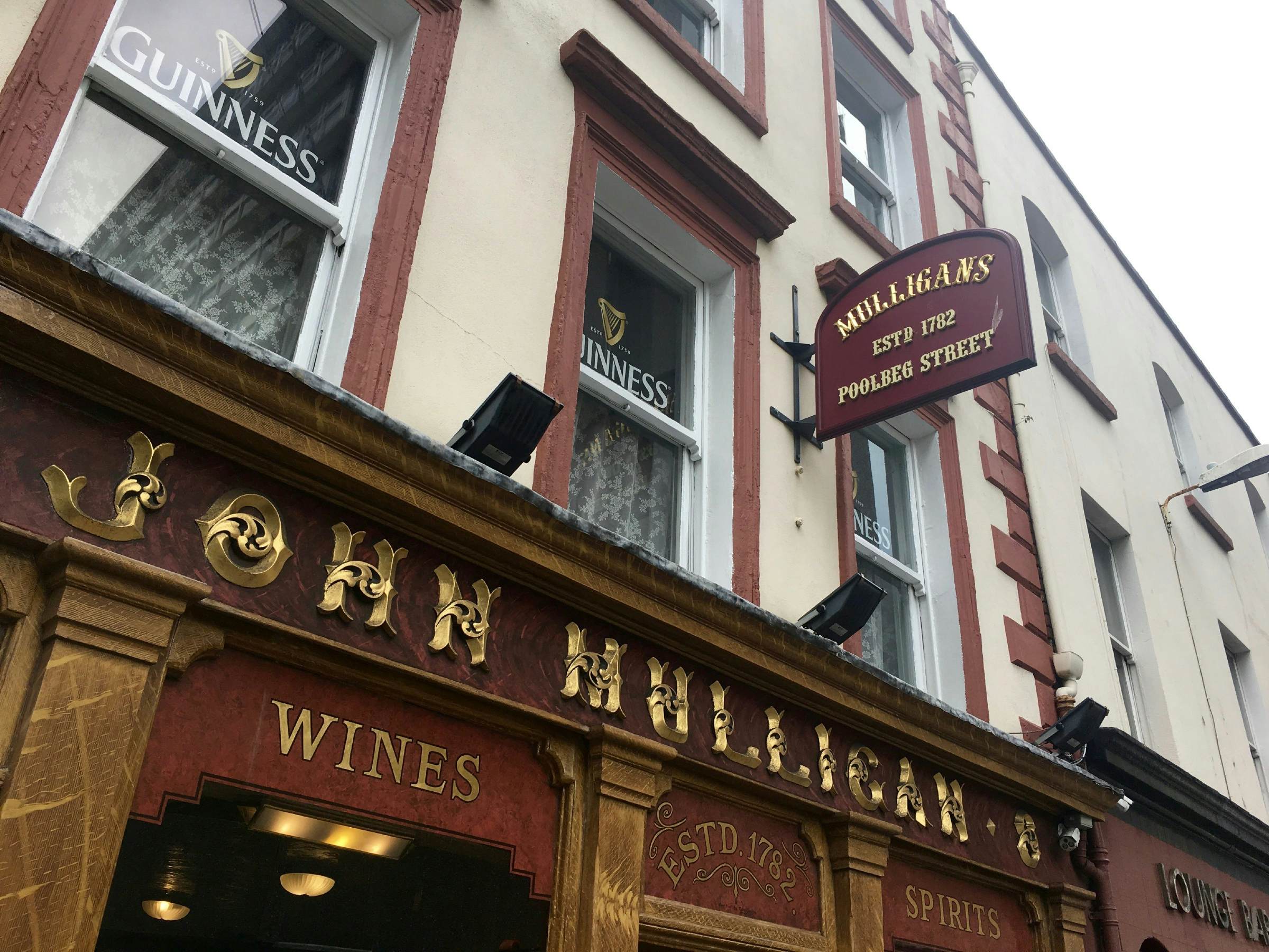 Close up of John Mulligan's sign