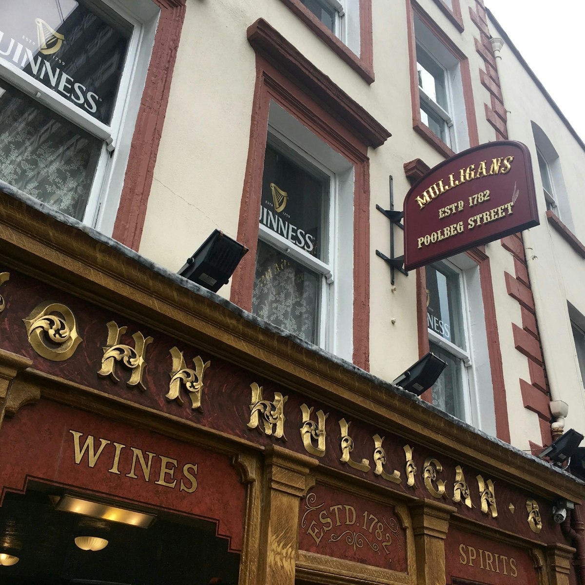 Close up of John Mulligan's sign