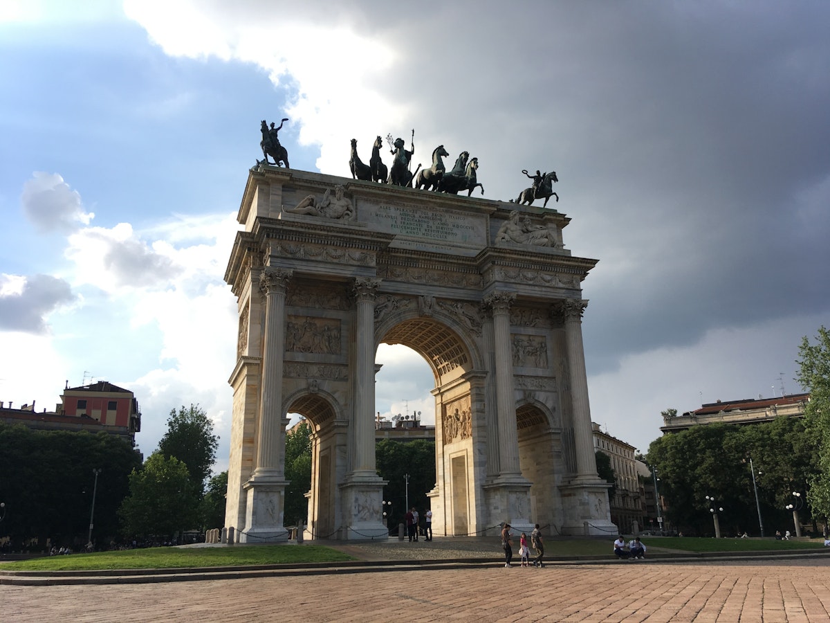 View of Arco della Pace