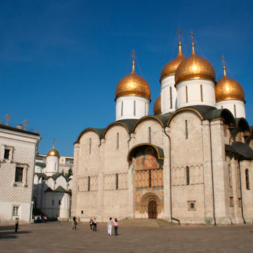 Exterior of Assumption Cathedral, Kremlin.