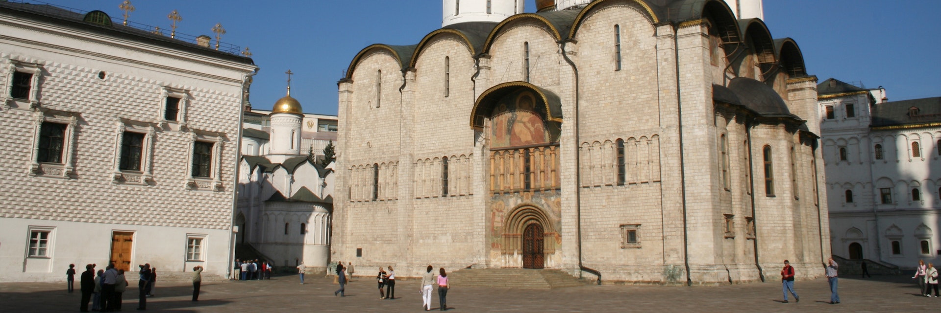 Exterior of Assumption Cathedral, Kremlin.