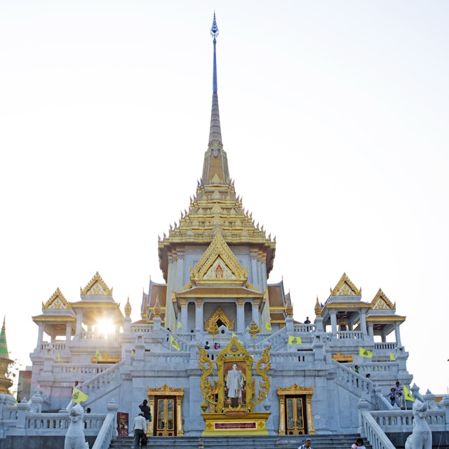 South East Asia, Thailand, Bangkok, Samphanthawong district, Chinatown, Wat Traimit temple which houses the Golden Buddha
