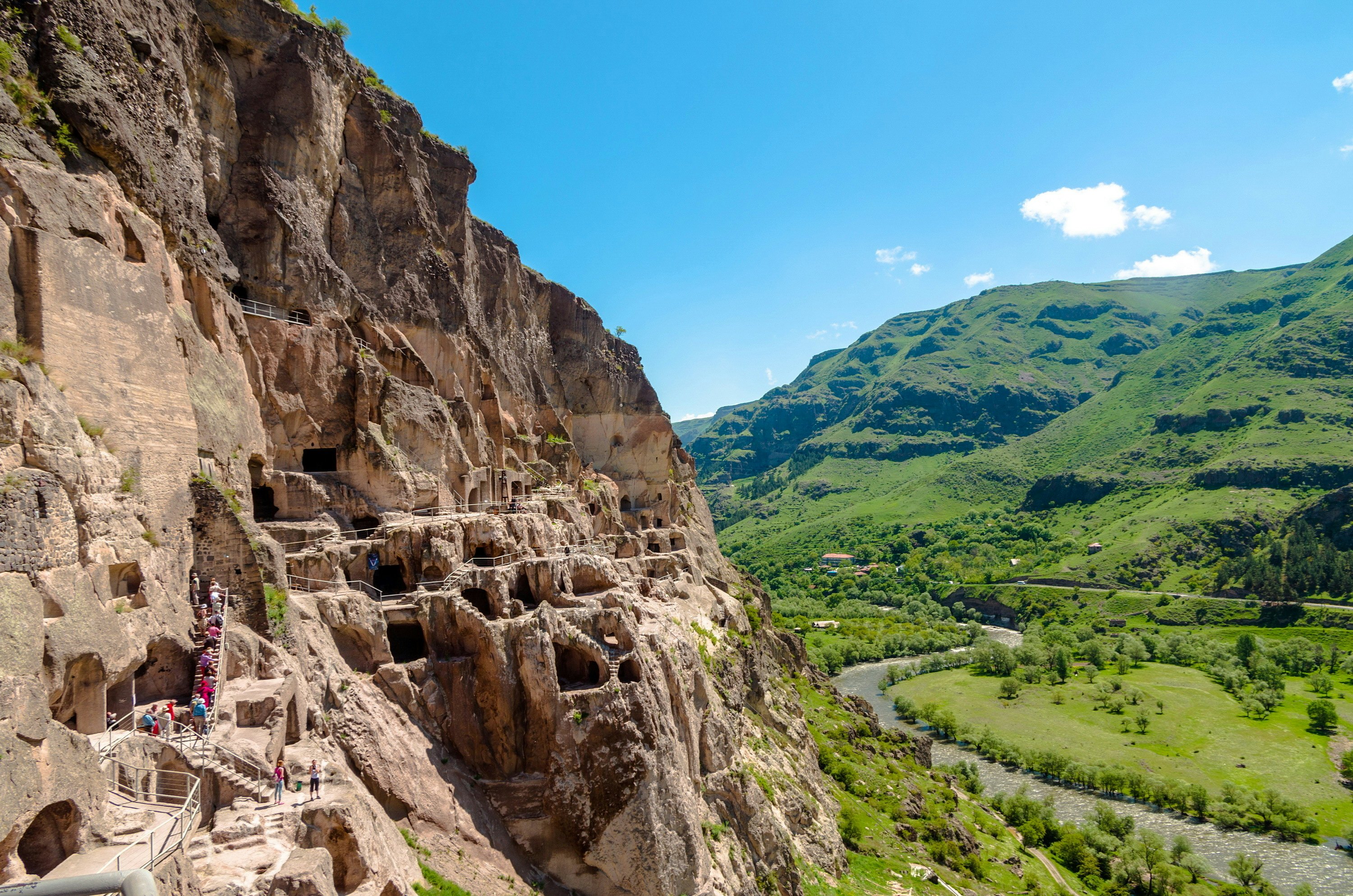 Vardzia cave city complex in Georgia