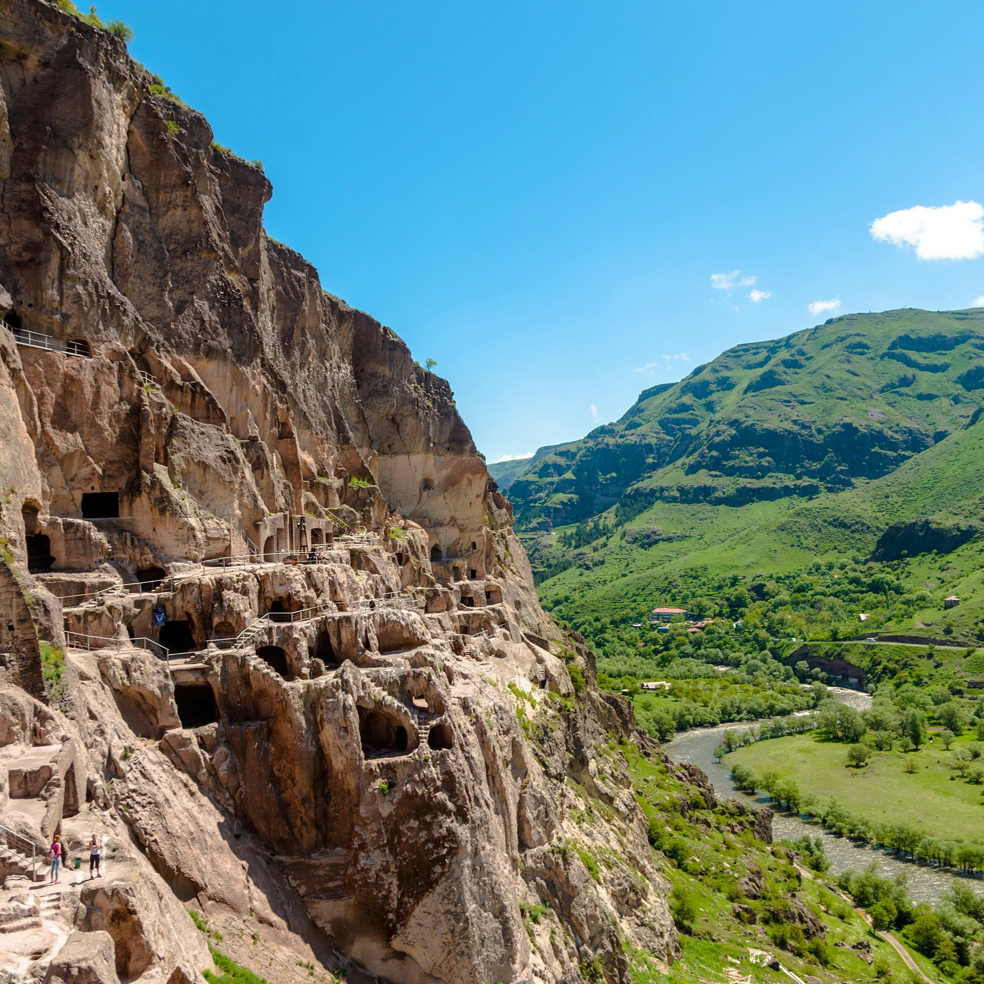 Vardzia cave city complex in Georgia