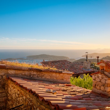 Sunset at Eze, Cote d'Azur (French Riviera), France