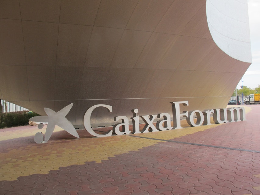 Caixa Forum exterior with logo
