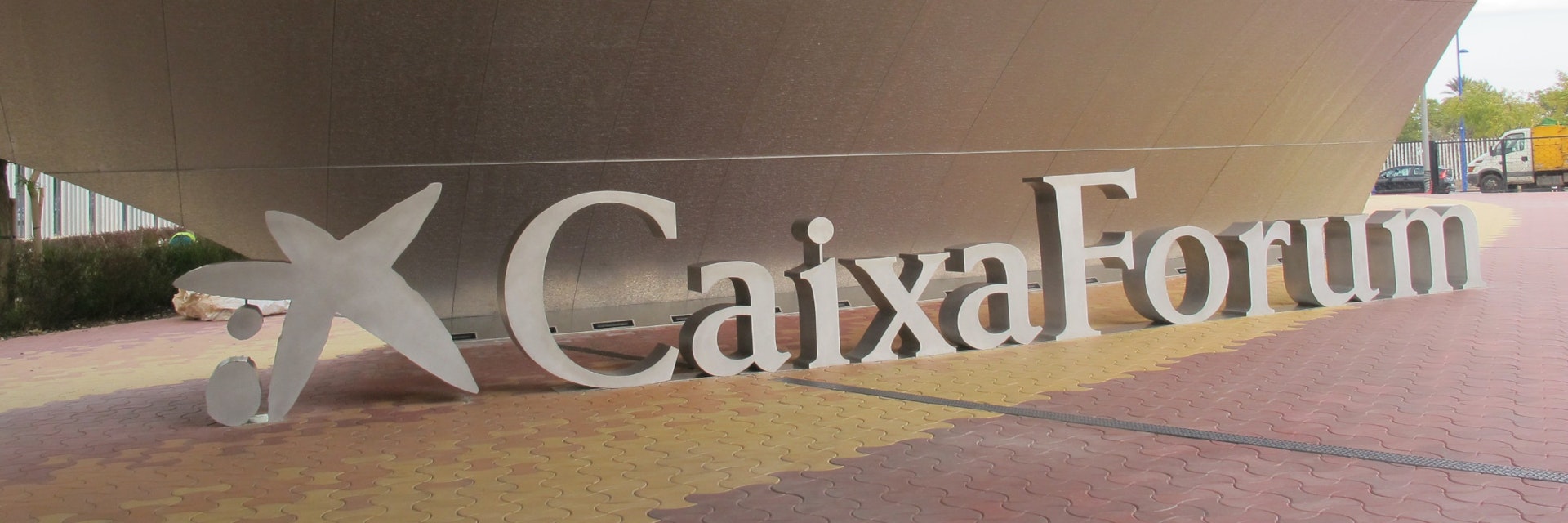 Caixa Forum exterior with logo