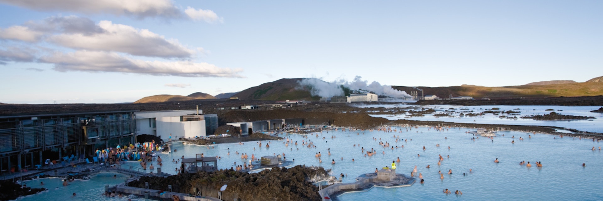 Blue Lagoon geothermal spa, Reykjanes Peninsula, Iceland