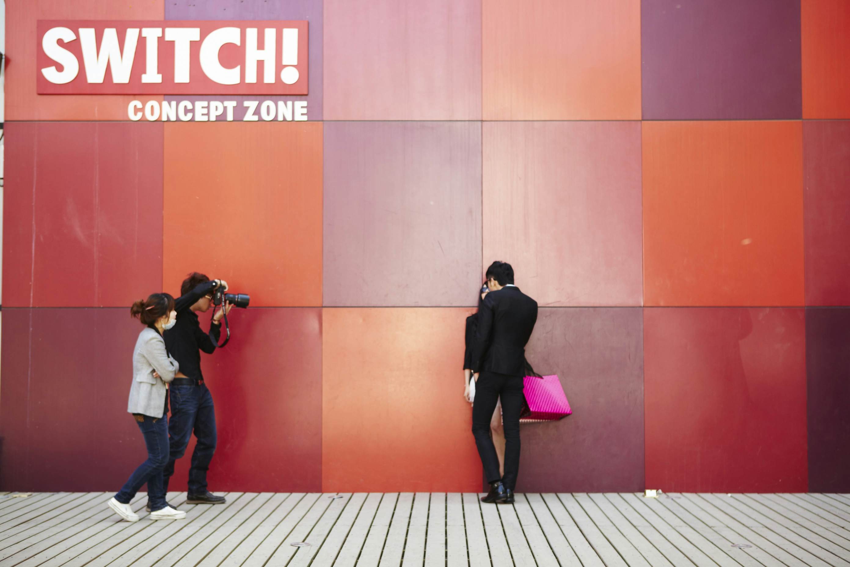 Photo shoot in 798 Art District.