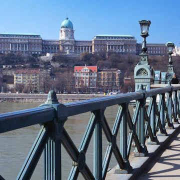 Szechenyi Chain Bridge and Castle Hill.