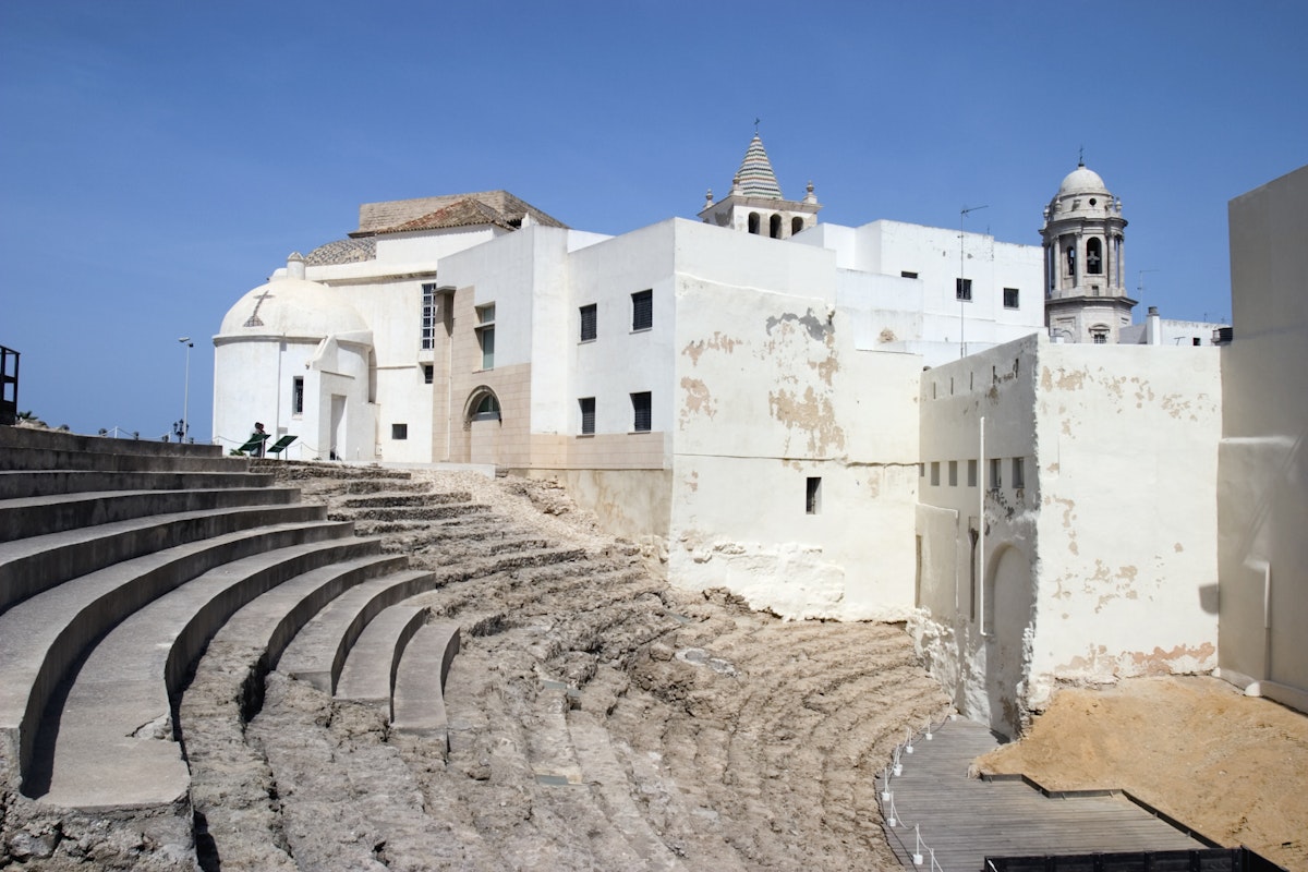 Cadiz, the oldest existing city in western Europe, is home to many beautiful and historic monuments and attractions. One of Cadiz's most famous landmarks is the Iglesia de Santa Cruz, the old cathedral. There is a well preserved Roman amphitheatre.