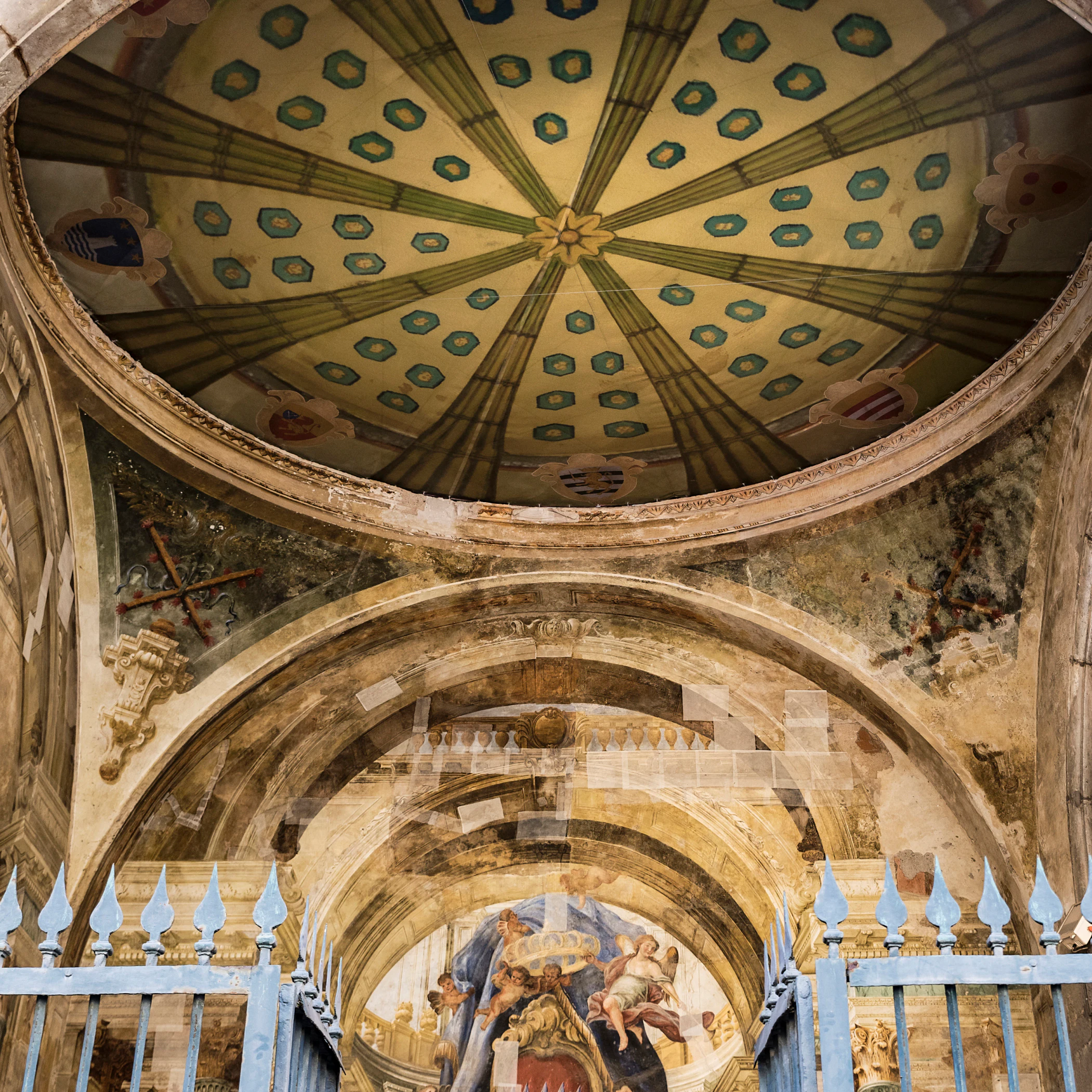 SORRENTO, CAMPANIA, ITALY - 2015/09/01: Fresco painting at the Opera Society. (Photo by John Greim/LightRocket via Getty Images)