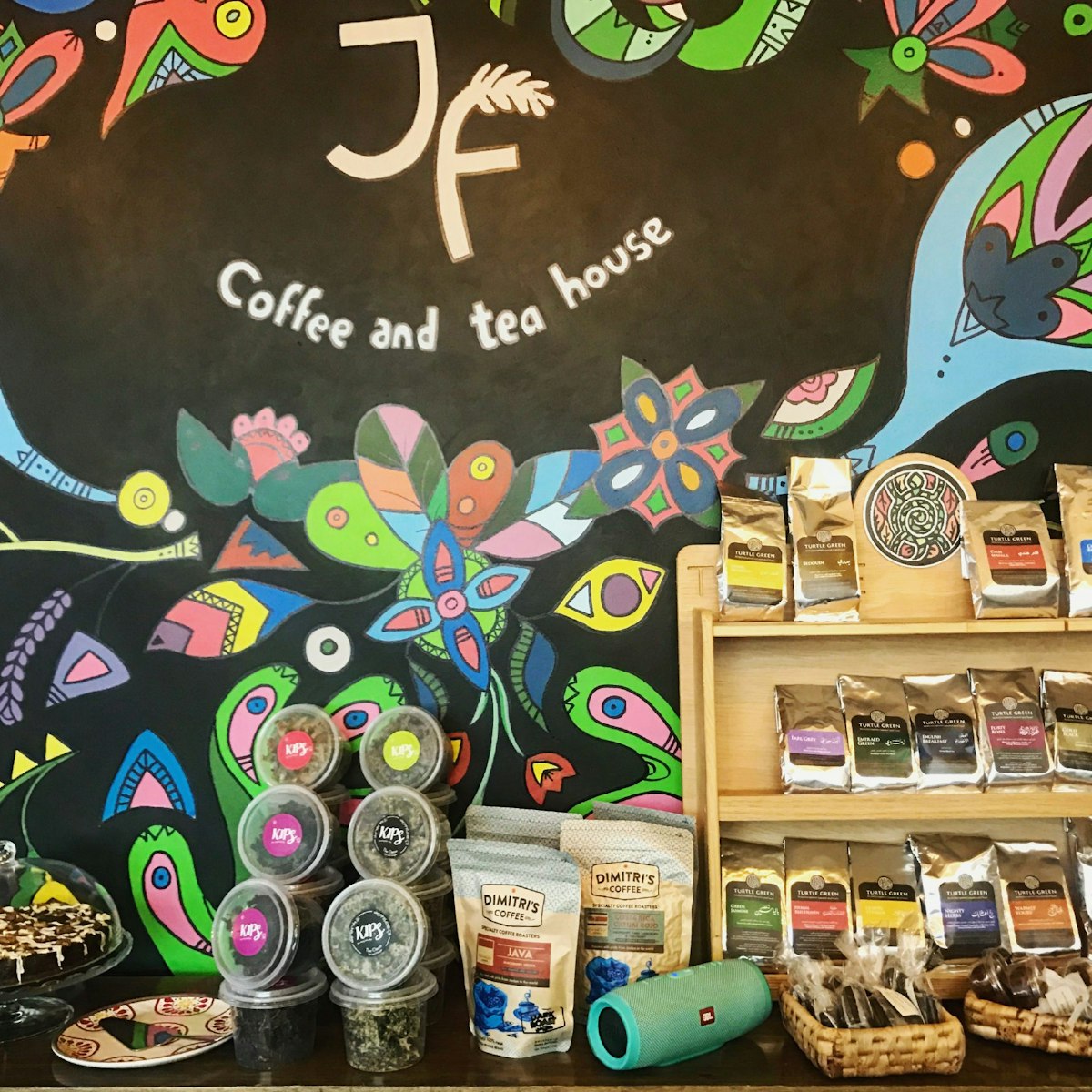 Jungle Fever serves locally made coffees, teas, sweets, and treats