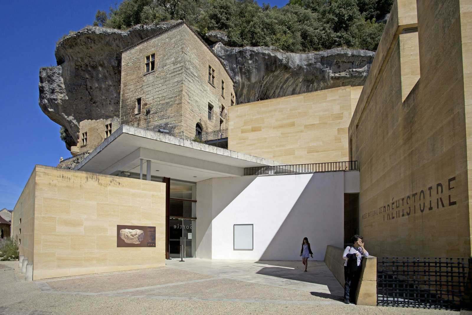 France, Dordogne, Perigord Noir, Les Eyzies de Tayac, site listed as World Heritage by UNESCO, the National Museum of Prehistory