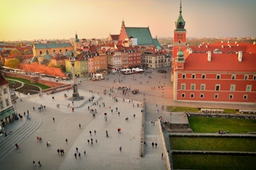 Old town in Warsaw, capitol of Poland.