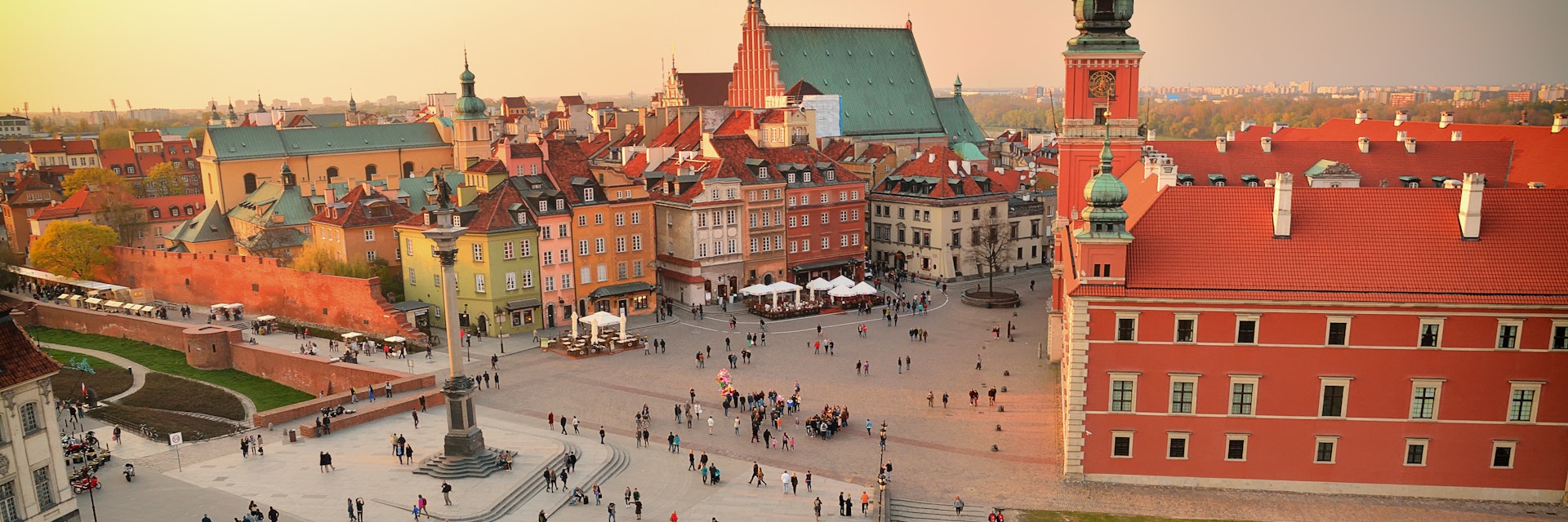 Old town in Warsaw, capitol of Poland.