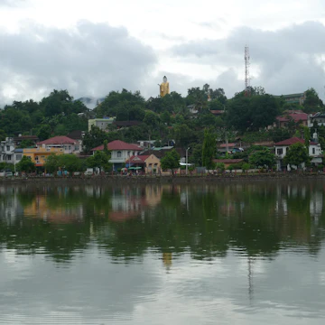 View Across Nyaung Toung Lake to Yat Taw Mu