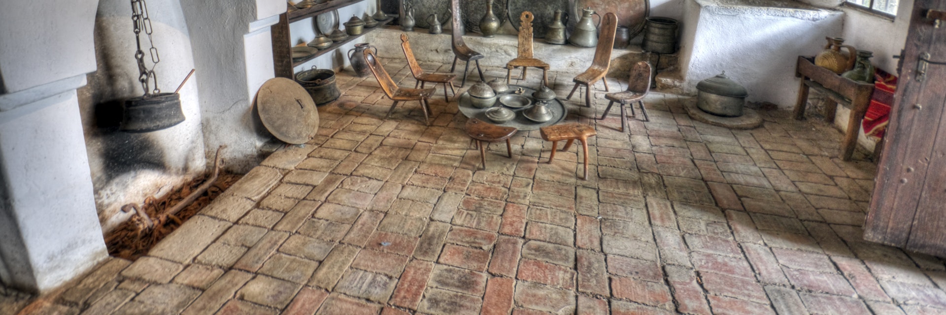 Historically restructured home from the central Balkans. High dynamic range photo.