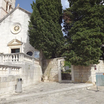 The museum of Baltazar Bogisic sits next door to the church of St. Nicholas