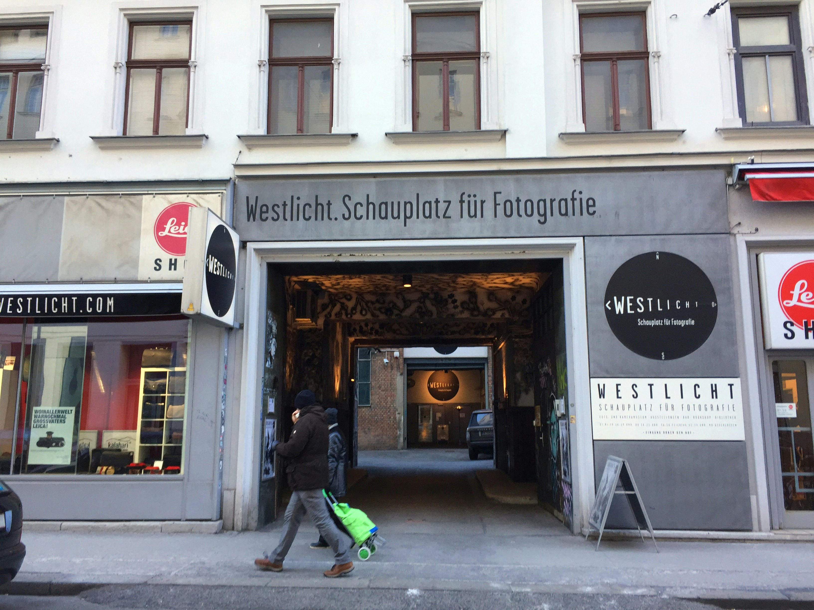 Street view of Westlicht gallery