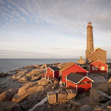 Service huts and Bengtskar Lighthouse, Dragsfjard.