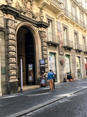 Entrance to Palazzo Zevallos Stigliano