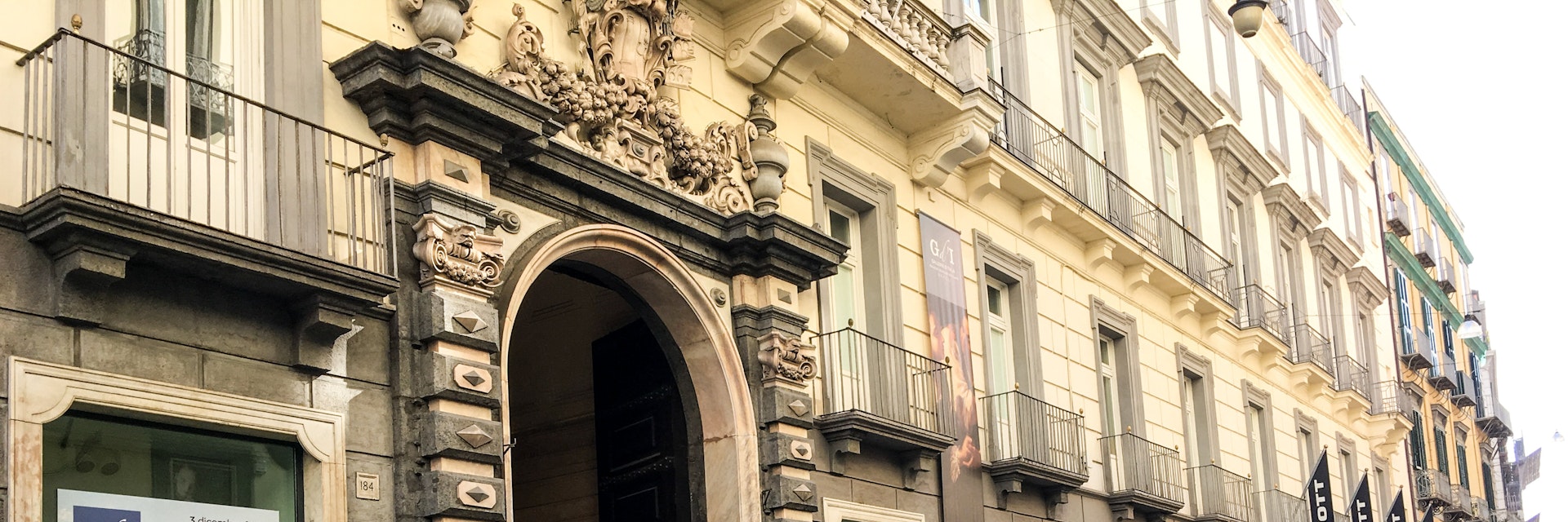 Entrance to Palazzo Zevallos Stigliano