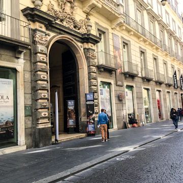 Entrance to Palazzo Zevallos Stigliano