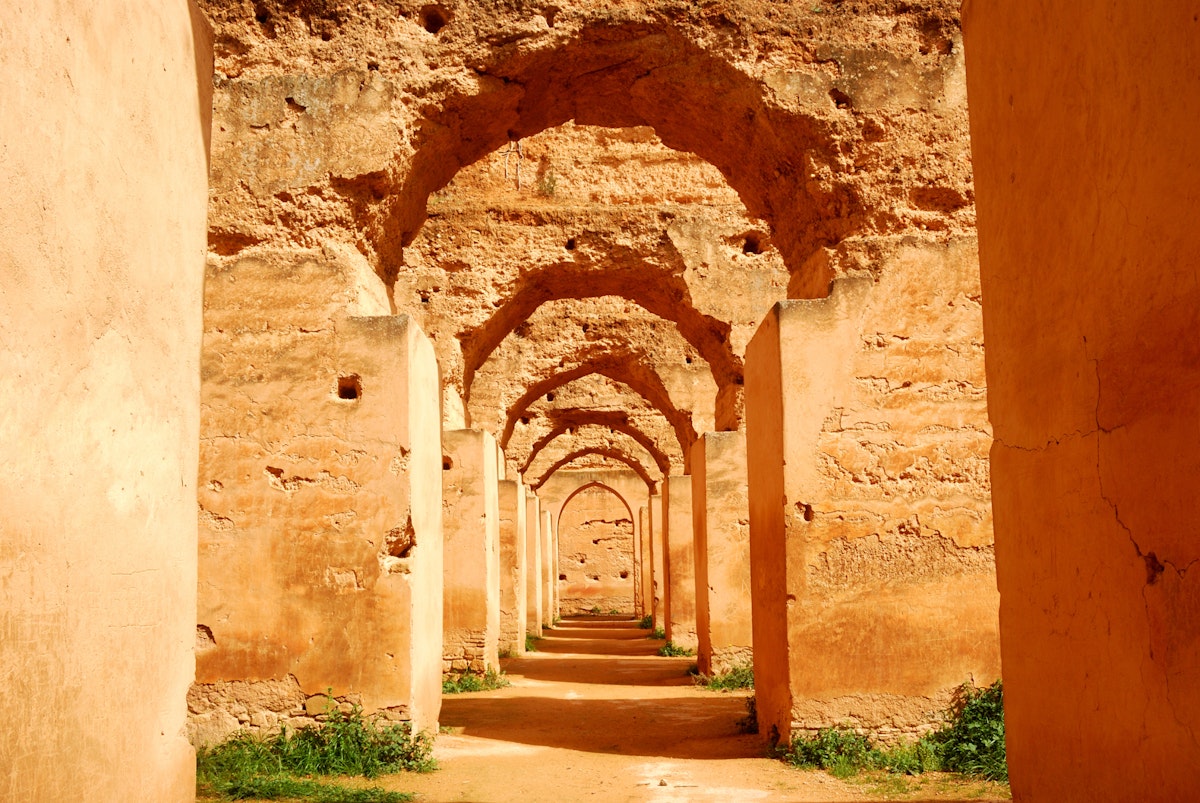 Heri es-Souani, an ancient grain container, Meknes, Morocco; Shutterstock ID 32782828; Your name (First / Last): Lauren Keith; GL account no.: 65050; Netsuite department name: Online Editorial; Full Product or Project name including edition: BiT 2019 destination page update