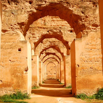 Heri es-Souani, an ancient grain container, Meknes, Morocco; Shutterstock ID 32782828; Your name (First / Last): Lauren Keith; GL account no.: 65050; Netsuite department name: Online Editorial; Full Product or Project name including edition: BiT 2019 destination page update