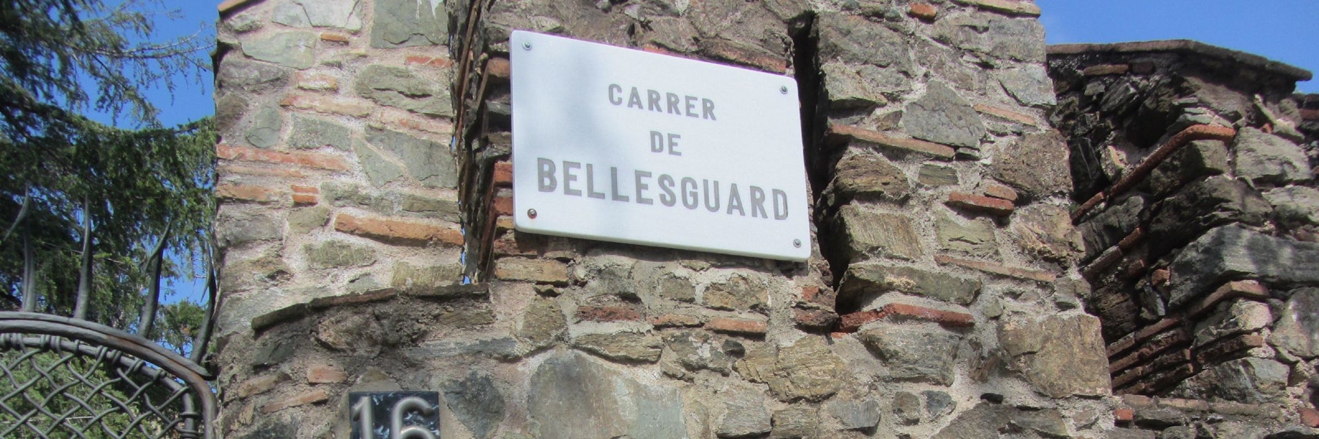 Entrance gate to Bellesguard