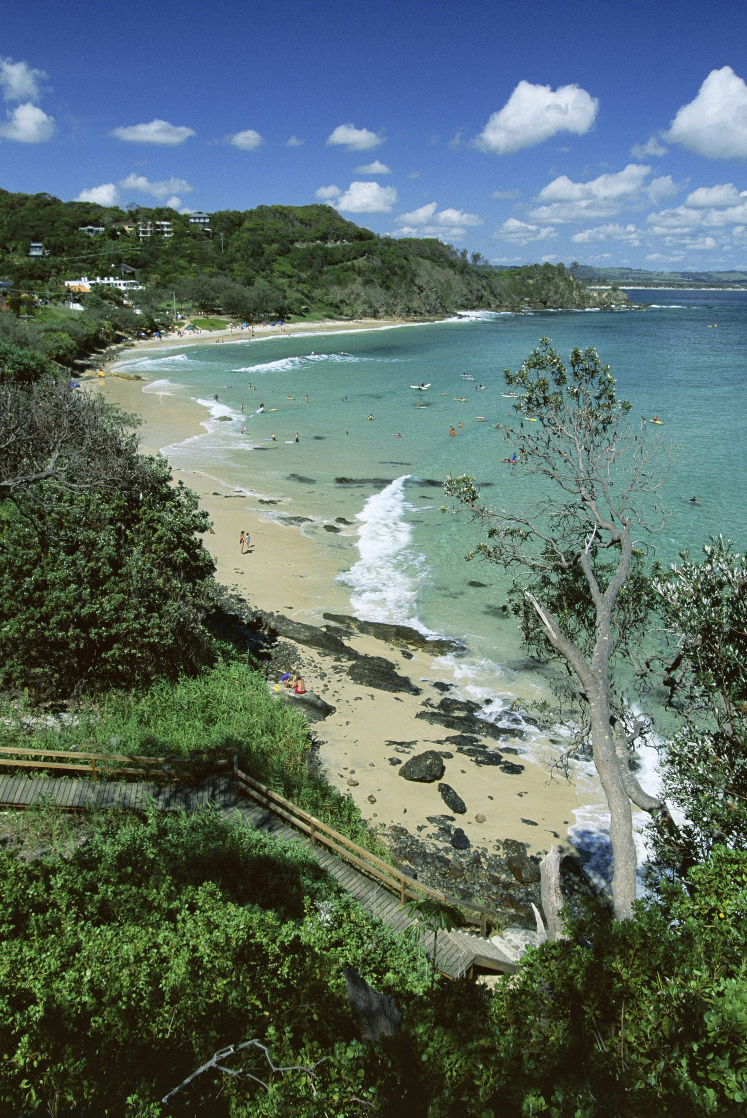 Watego and beach, surf brake between Byron Bay and Cape Byron, New South Wales (NSW), Australia, Pacific