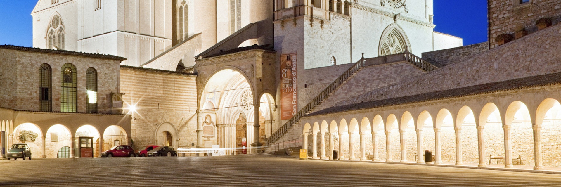 Italy, Umbria, Assisi, Basilica of San Francesco