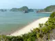 Unoccupied beach at the Lan Ha Bay in Vietnam