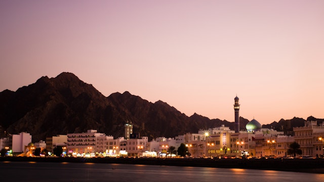 Sunset in Muscat