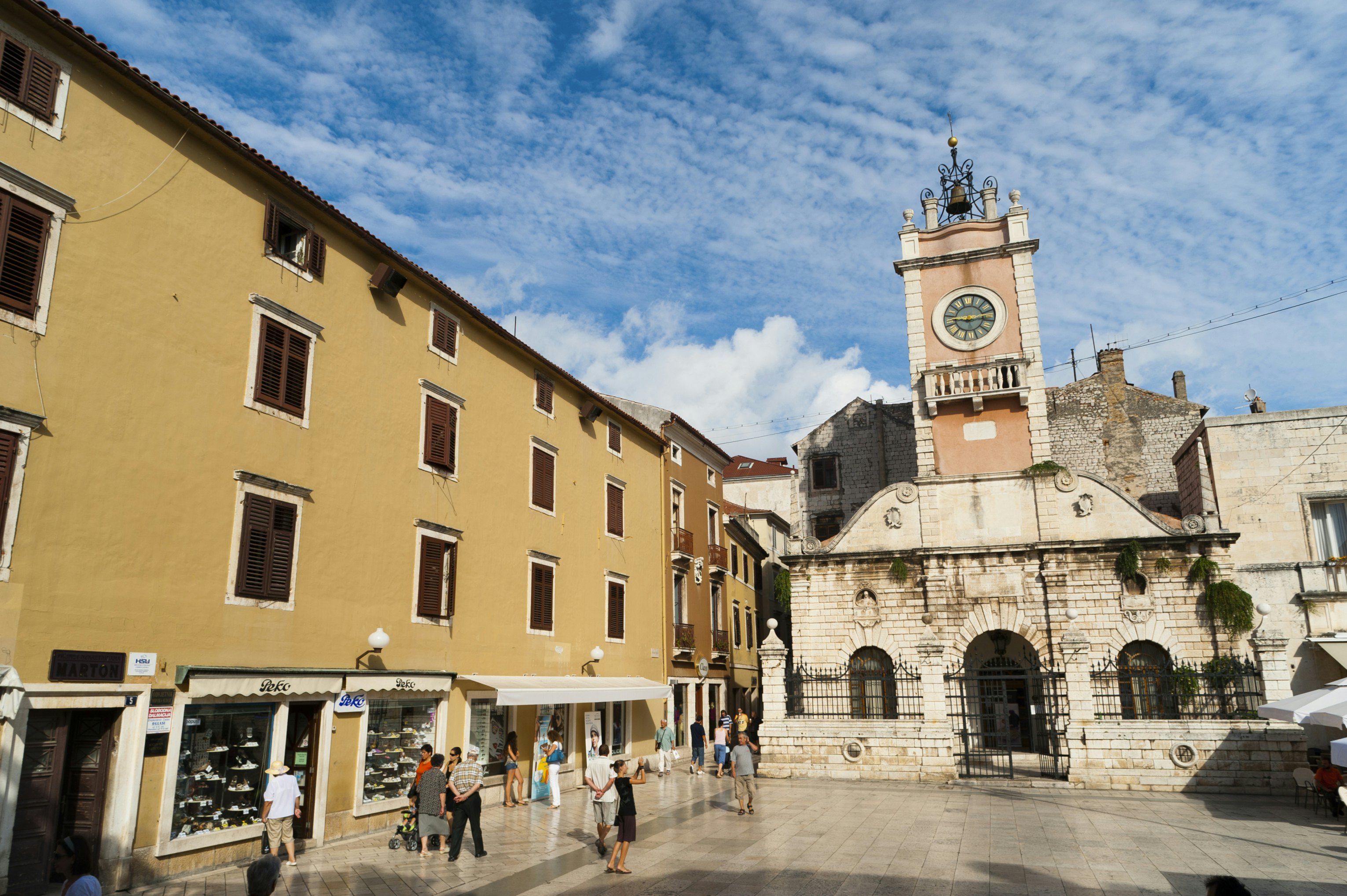 Narodni Trg (Narodni Square), Zadar, Zadar county, Dalmatia region, Croatia, Europe