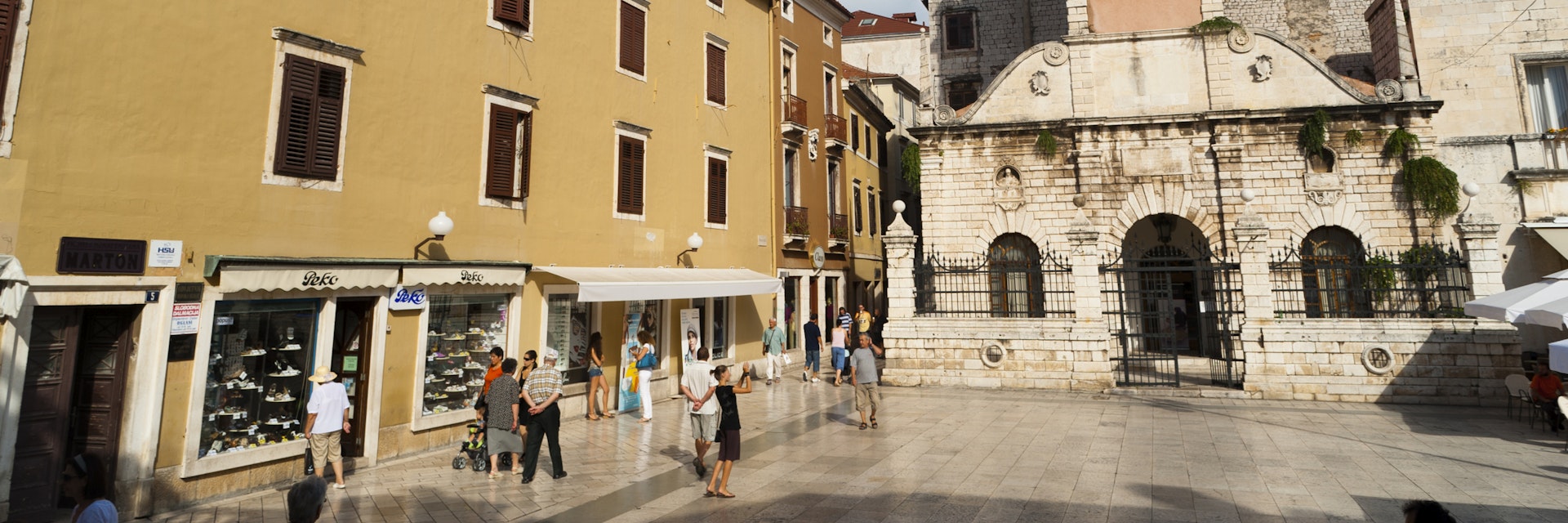 Narodni Trg (Narodni Square), Zadar, Zadar county, Dalmatia region, Croatia, Europe