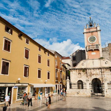 Narodni Trg (Narodni Square), Zadar, Zadar county, Dalmatia region, Croatia, Europe