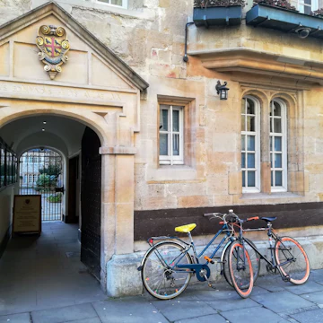 The door to the St Edmund College