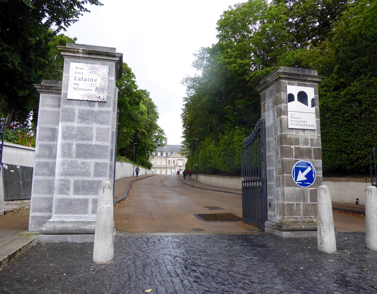 Military Road entrance to IMMA