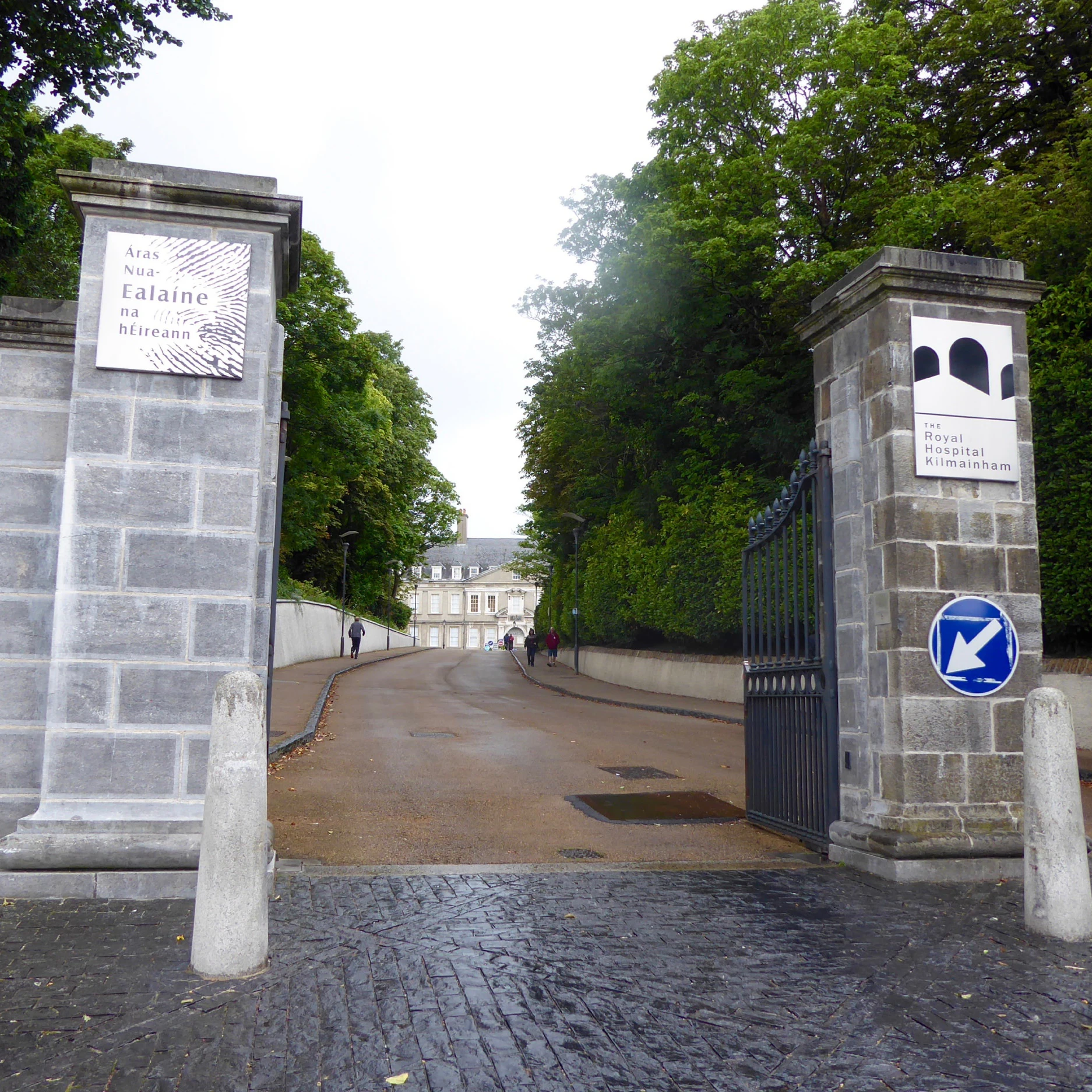 Military Road entrance to IMMA