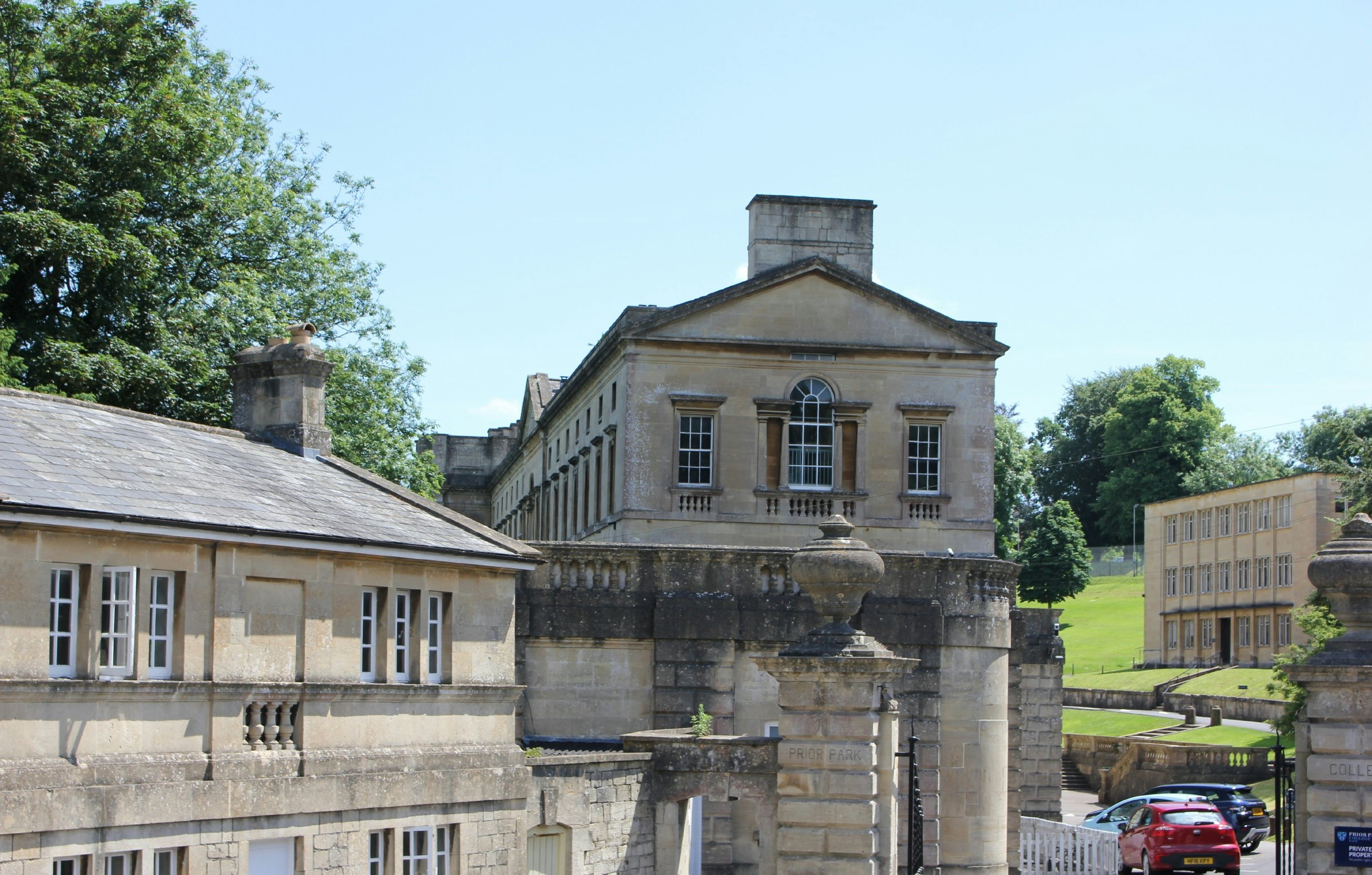 The entrance to Prior Park